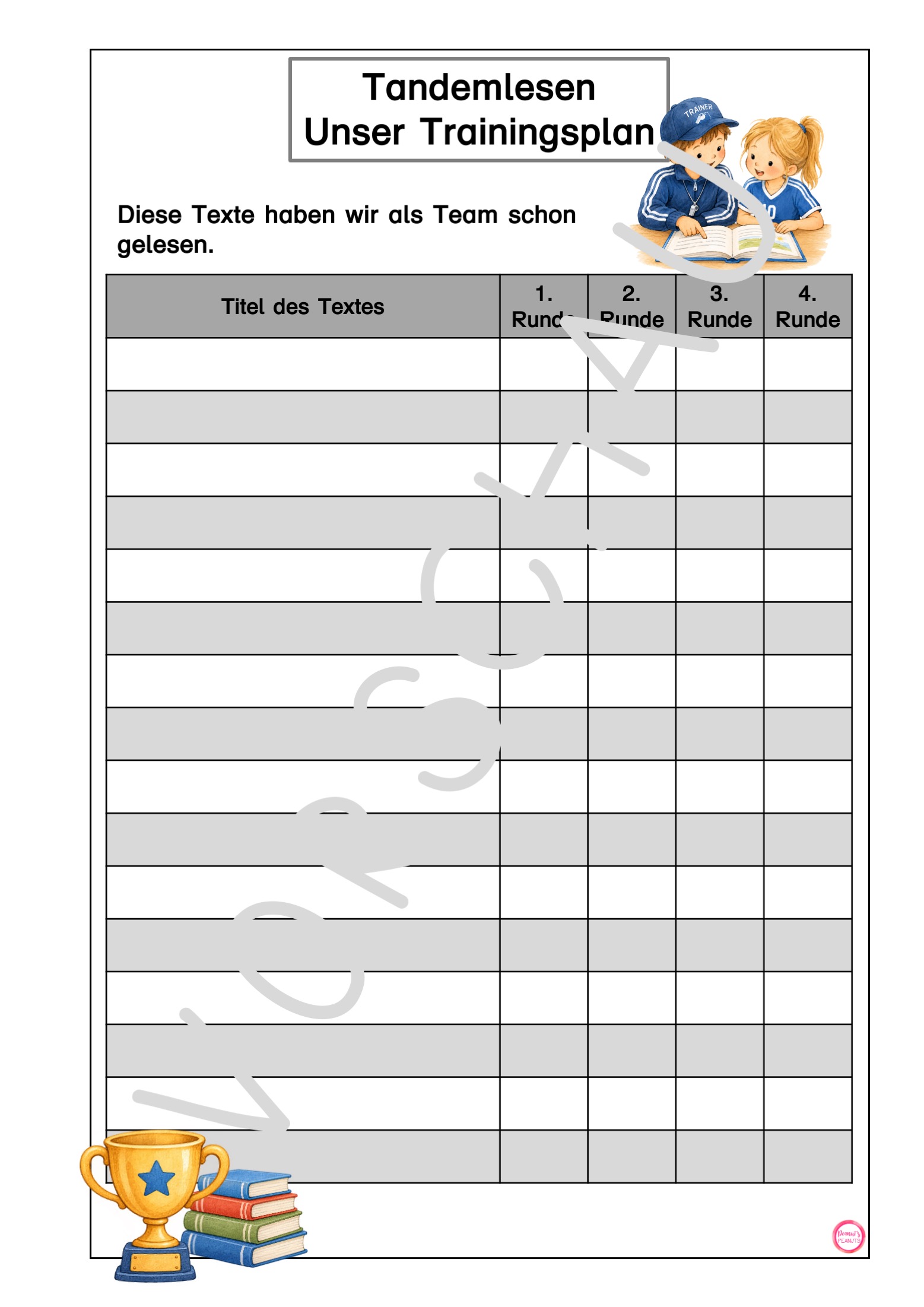 Tandemlesen - Material zur Organisation der Lautlese-Methode – Bild 4