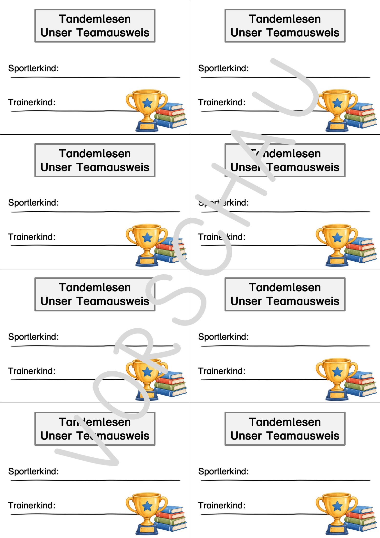 Tandemlesen - Material zur Organisation der Lautlese-Methode – Bild 5