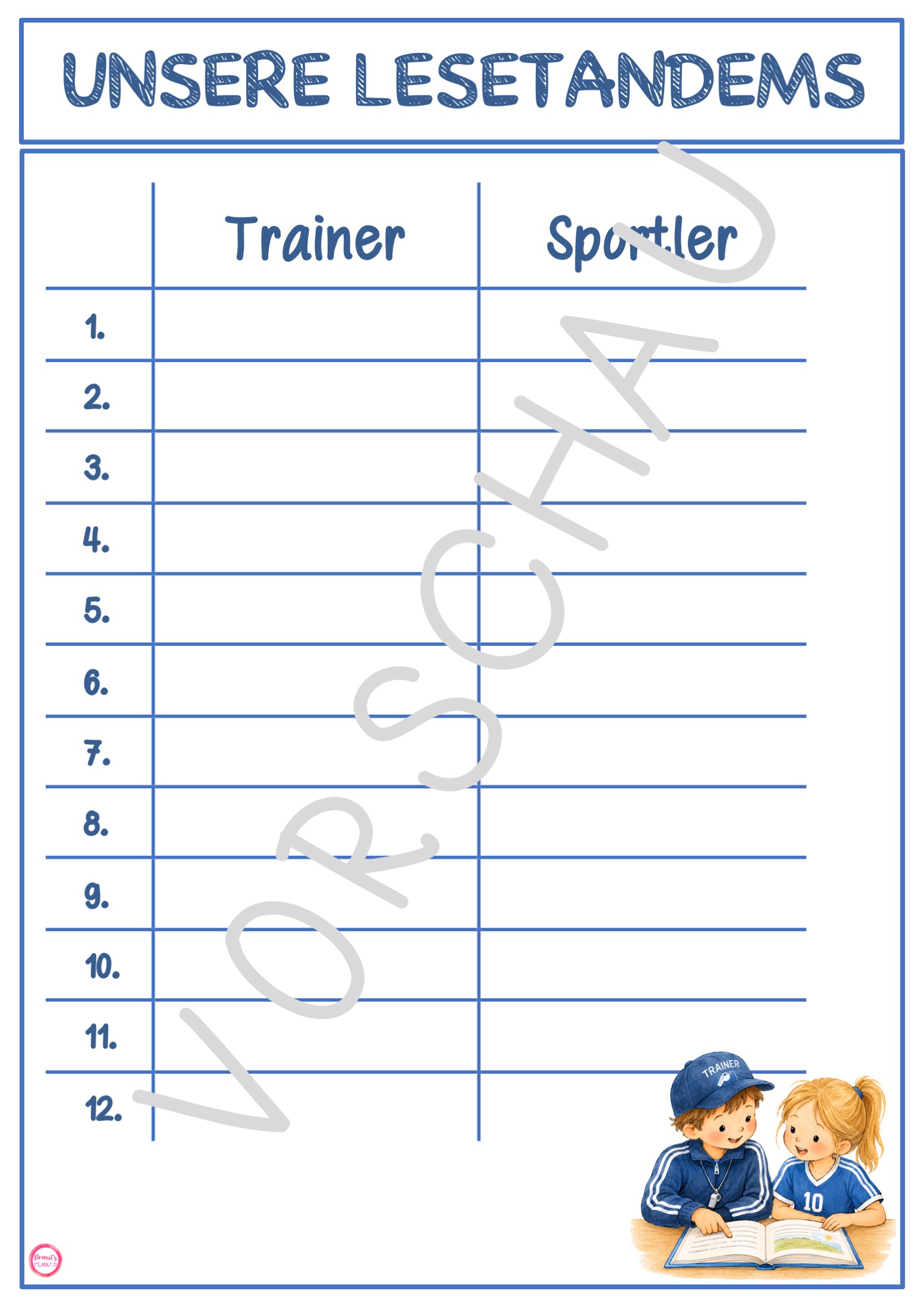Tandemlesen - Material zur Organisation der Lautlese-Methode – Bild 6